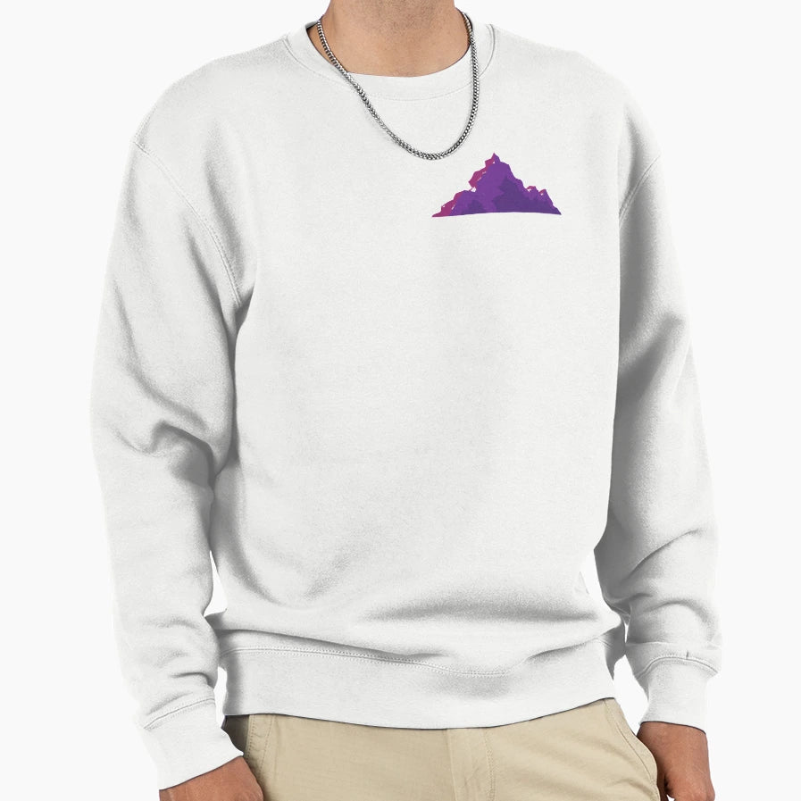 Purple Mountains Sweatshirt - Graphic Print Unisex - T-Shirt, Sweatshirt, Hoodie