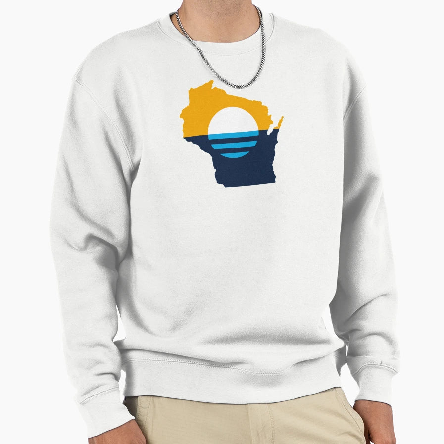Milwaukee Wisconsin Sweatshirt - Minimalist Print for Adults - T-Shirt, Sweatshirt, Hoodie
