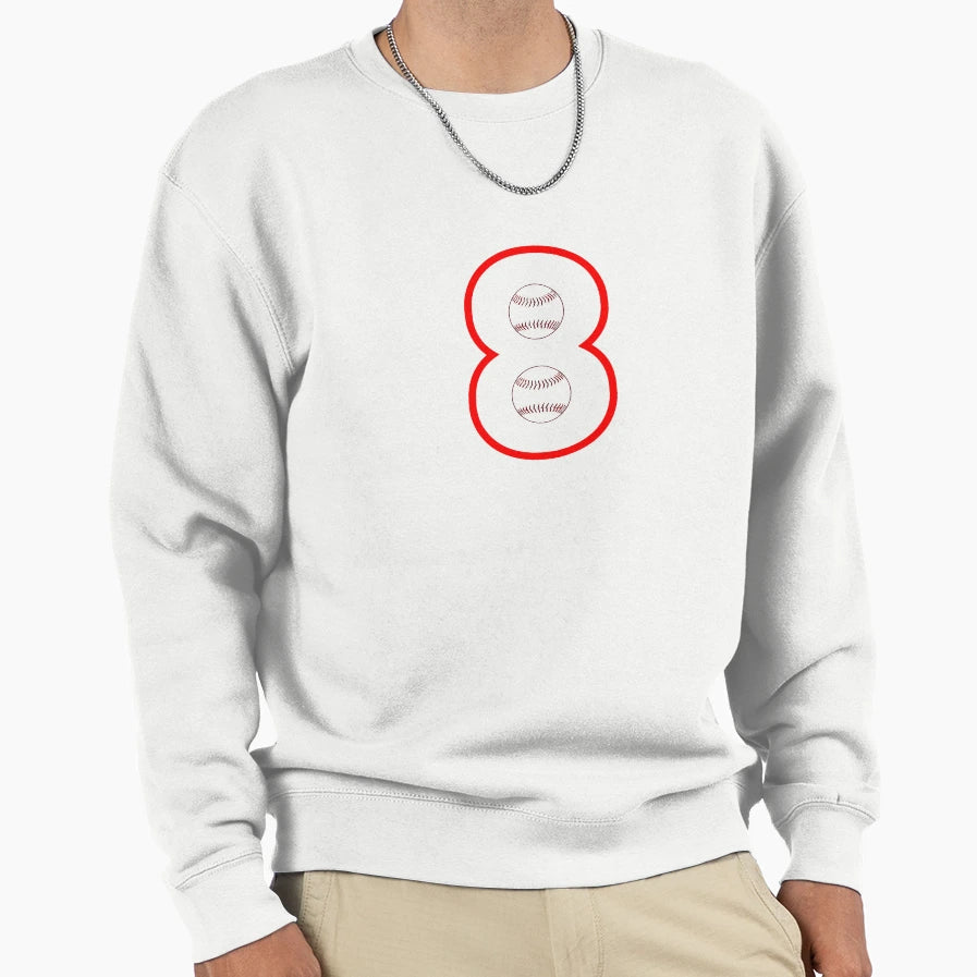 Baseball 8 Designe T-Shirt - Aesthetic Graphic Men Women - T-Shirt, Sweatshirt, Hoodie