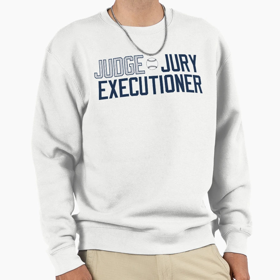Runadz Judge Jury Executioner Sweatshirt - Aesthetic Graphic Men Women - T-Shirt, Sweatshirt, Hoodie