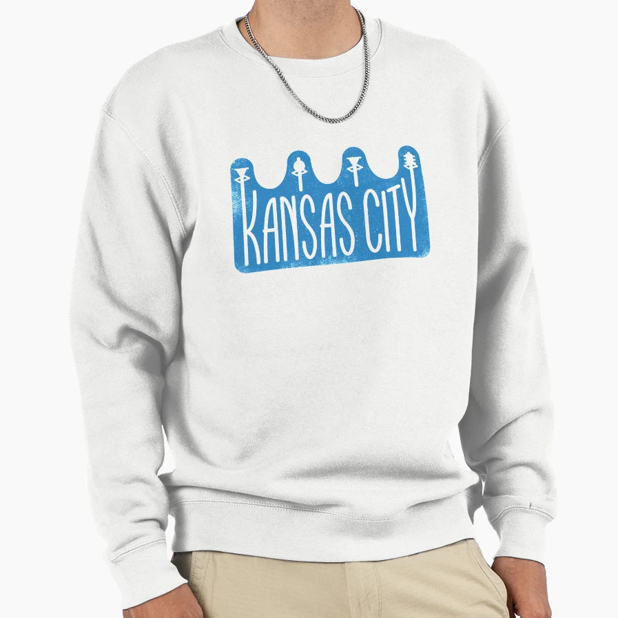 Kansas City Sky Station Crown Sweatshirt - Casual Everyday Wear Men Women - T-Shirt, Sweatshirt, Hoodie