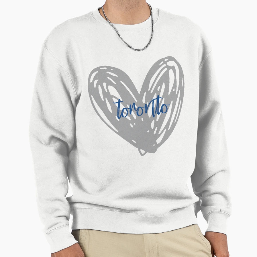 Toronto Heart Sweatshirt - Fun Novelty Design Men Women - T-Shirt, Sweatshirt, Hoodie