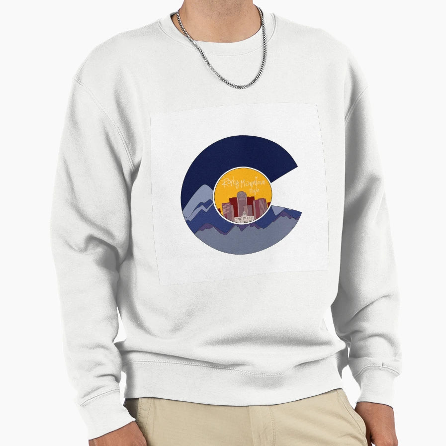 Rocky Mountain High Sweatshirt - Graphic Print Men Women - T-Shirt, Sweatshirt, Hoodie