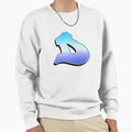Letter D Purple Blue Sweatshirt - Aesthetic Graphic Men Women - T-Shirt, Sweatshirt, Hoodie