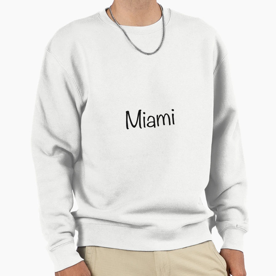Miami Sweatshirt - Trendy Graphic for Adults - T-Shirt, Sweatshirt, Hoodie
