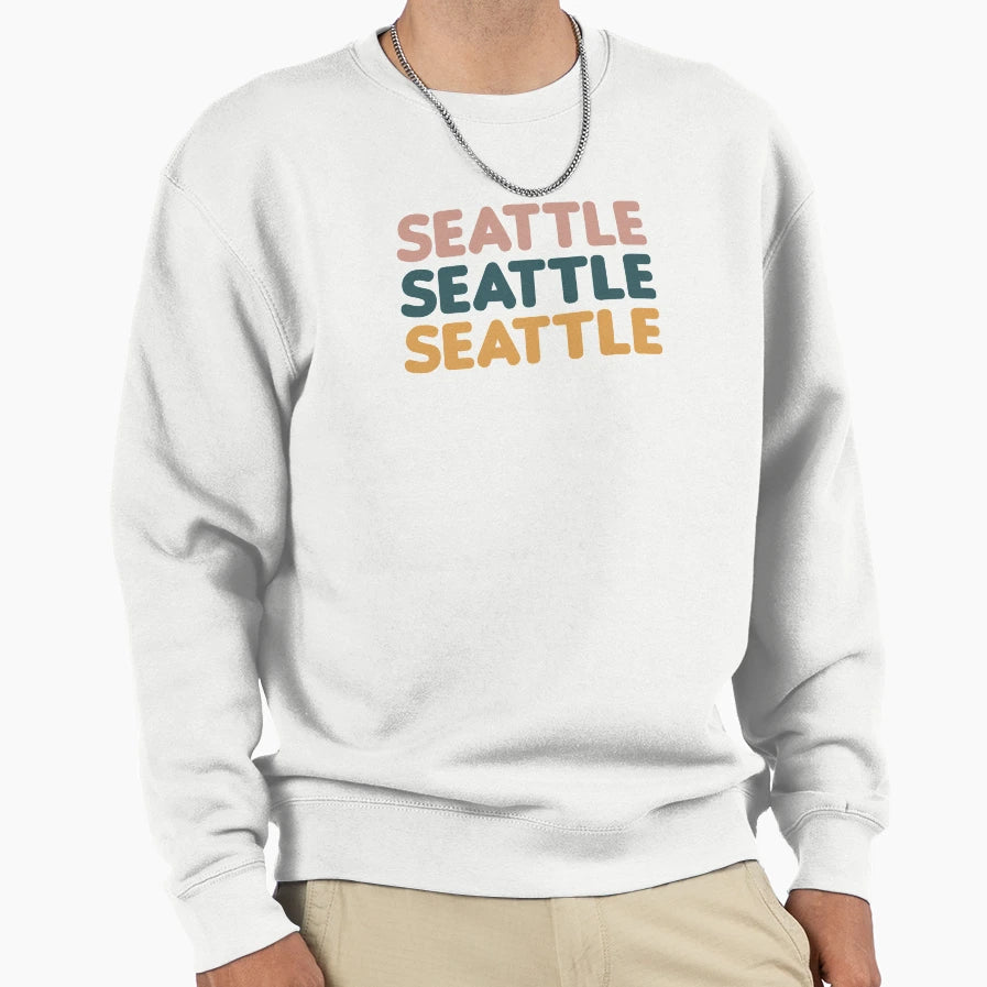 Seattle Washington Neutrals Teal Sweatshirt - Graphic Print Unisex - T-Shirt, Sweatshirt, Hoodie
