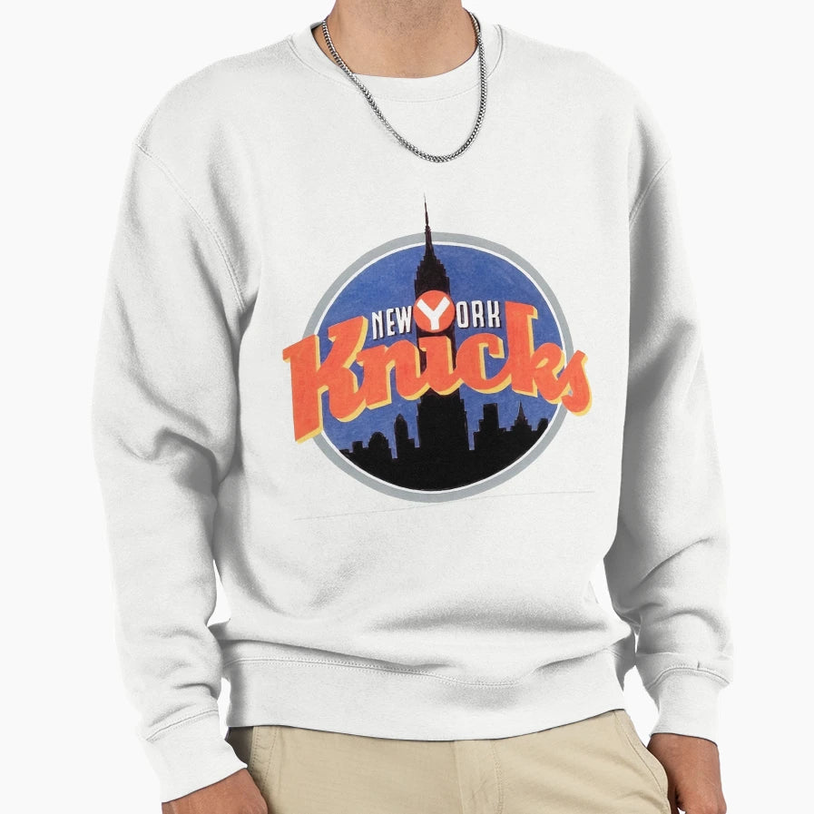 New York Knicks Logo Sweatshirt - Casual Everyday Wear for Adults - T-Shirt, Sweatshirt, Hoodie