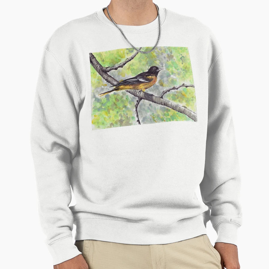 Oriole Sweatshirt - Custom Art Print for Adults - T-Shirt, Sweatshirt, Hoodie