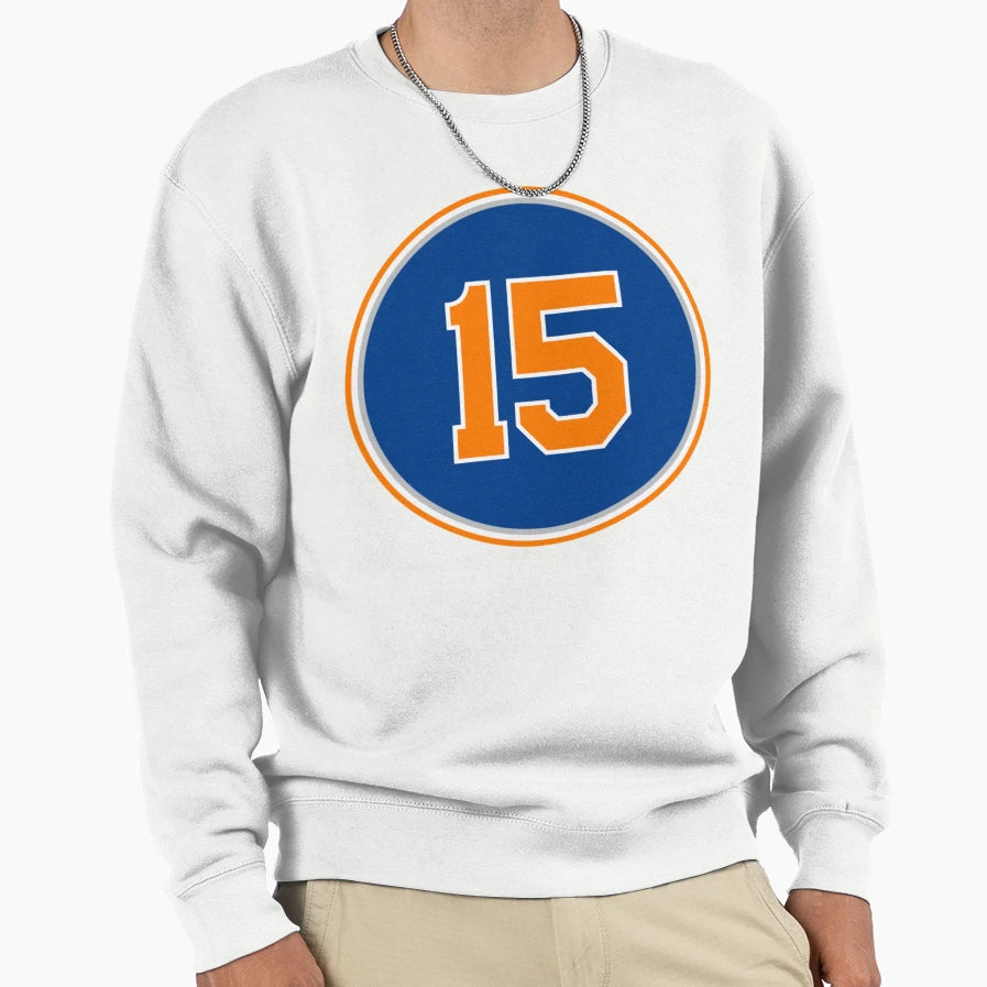 Earl Monroe Number 15 Jersey New York Sweatshirt - Minimalist Print Unisex - T-Shirt, Sweatshirt, Hoodie