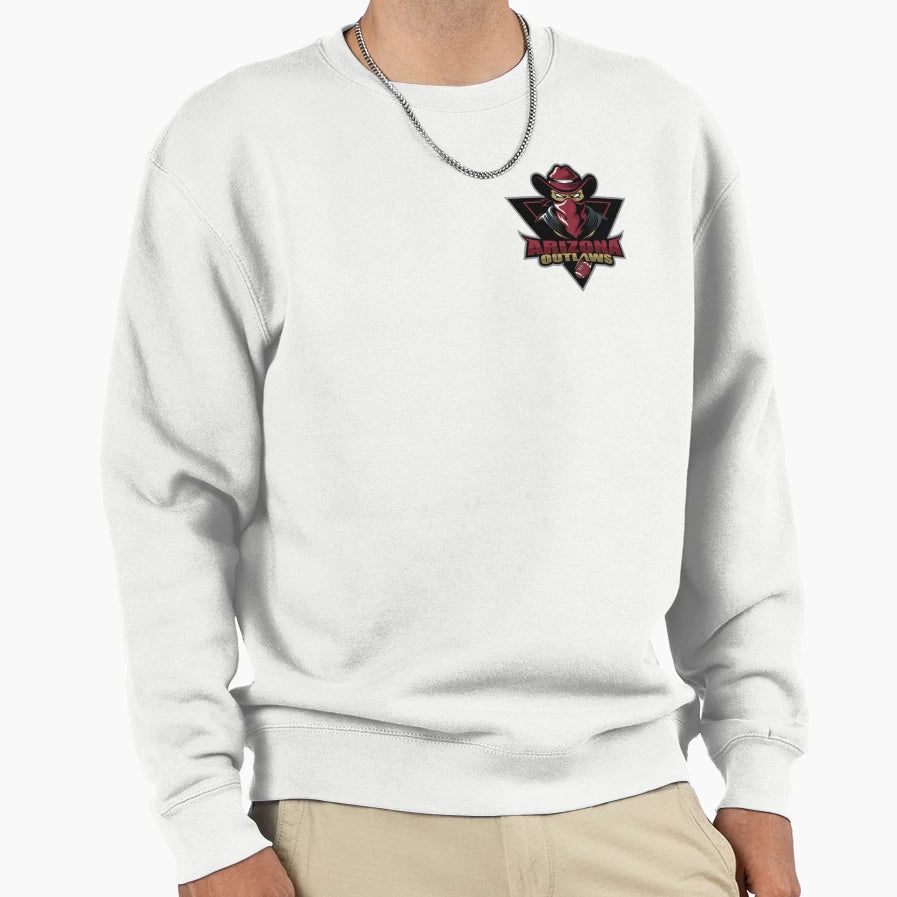 Arizonaoutlaws Patch Sweatshirt - Novelty Apparel Unisex - T-Shirt, Sweatshirt, Hoodie