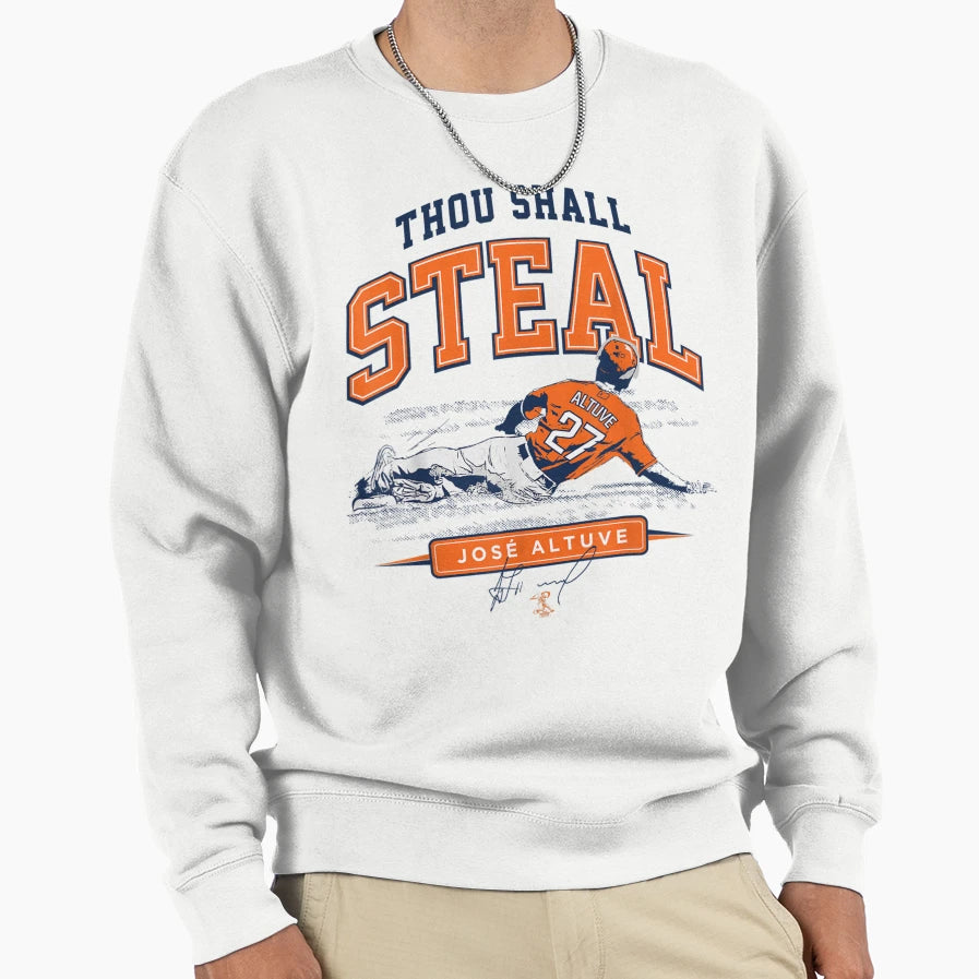 Thou Shall Steal Sweatshirt - Minimalist Print Men Women - T-Shirt, Sweatshirt, Hoodie
