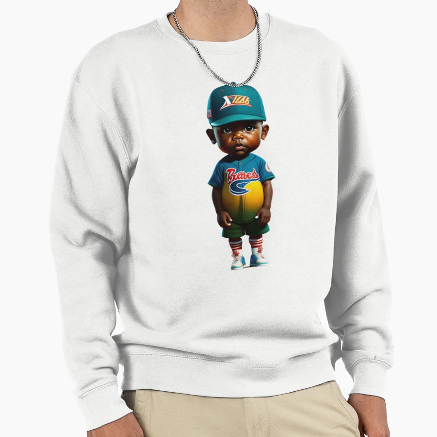 Bro Cap Sweatshirt - Casual Everyday Wear Men Women - T-Shirt, Sweatshirt, Hoodie