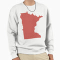 Minnesota Red Rhinestone Sweatshirt - Fun Novelty Design Unisex - T-Shirt, Sweatshirt, Hoodie