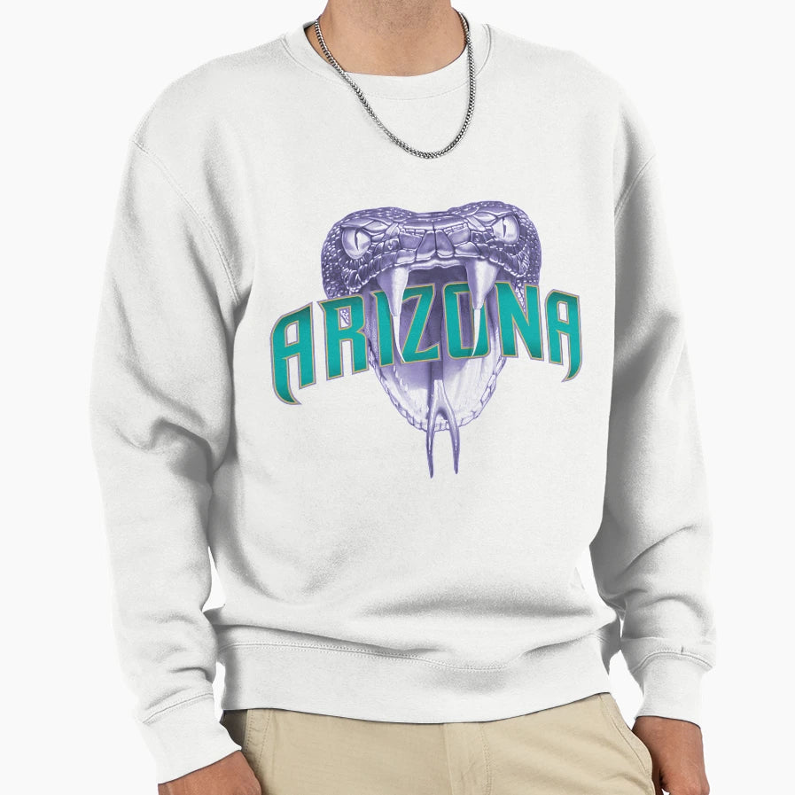 Arizona Venom Strike Reptile Sweatshirt - Novelty Apparel for Adults - T-Shirt, Sweatshirt, Hoodie