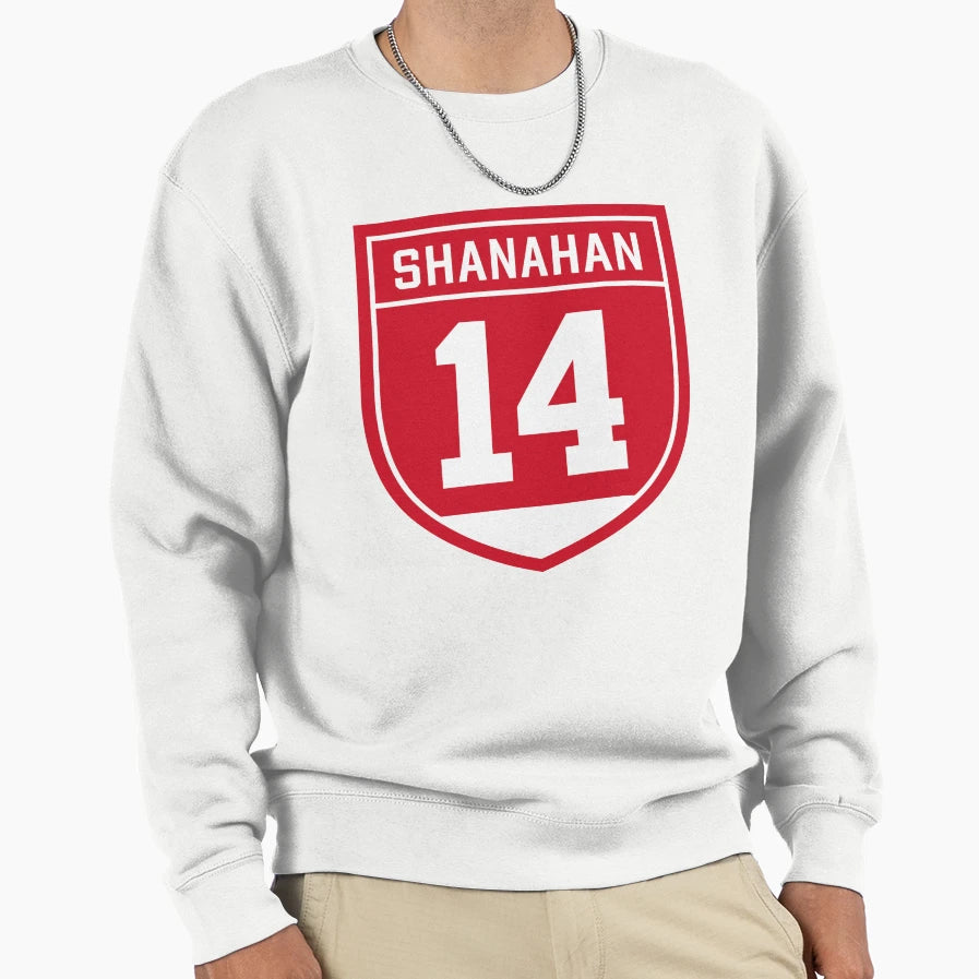 Shanahan 14 Emblem Sweatshirt - Fun Novelty Design Men Women - T-Shirt, Sweatshirt, Hoodie