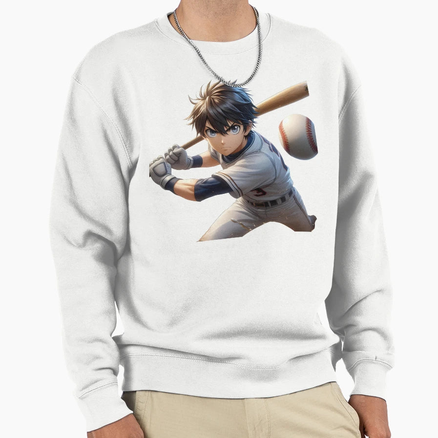 Baseball Anime Decisive Strike Sweatshirt - Minimalist Print Unisex - T-Shirt, Sweatshirt, Hoodie