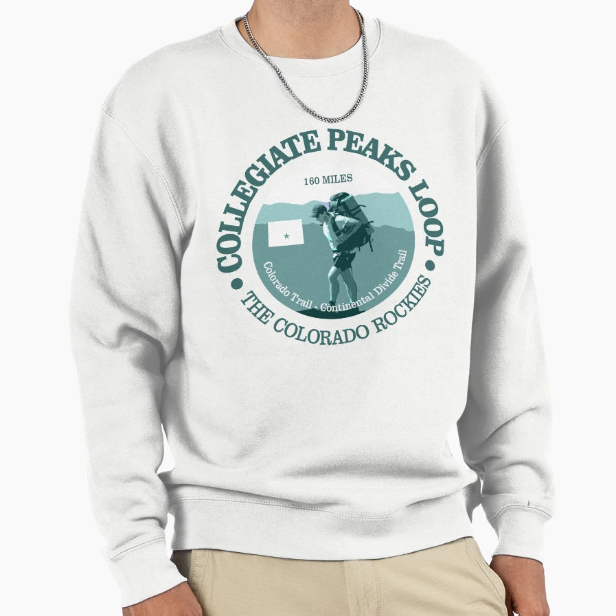 Collegiate Peaks Loop T Sweatshirt - Custom Art Print for Adults - T-Shirt, Sweatshirt, Hoodie