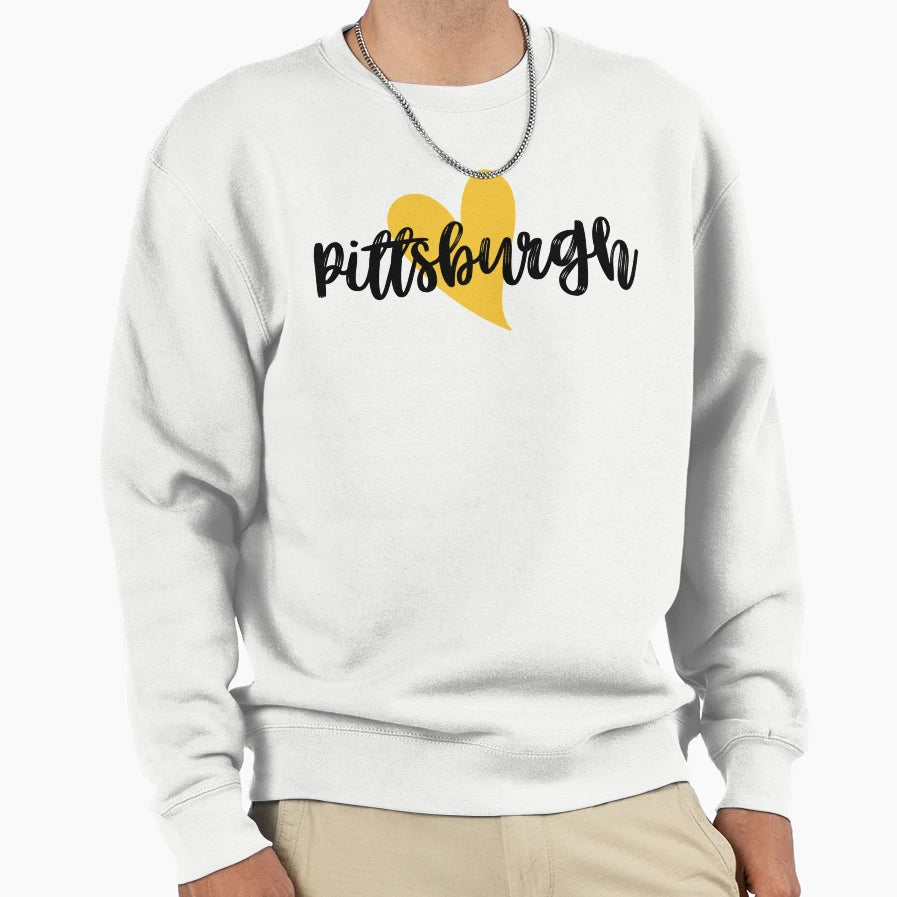 Pittsburgh Sweatshirt - Minimalist Print for Adults - T-Shirt, Sweatshirt, Hoodie