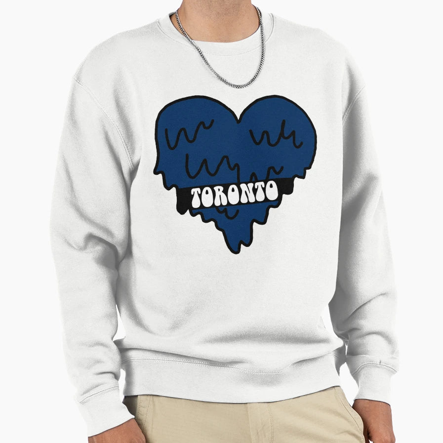 University Toronto Heart Sweatshirt - Unique Graphic Unisex - T-Shirt, Sweatshirt, Hoodie