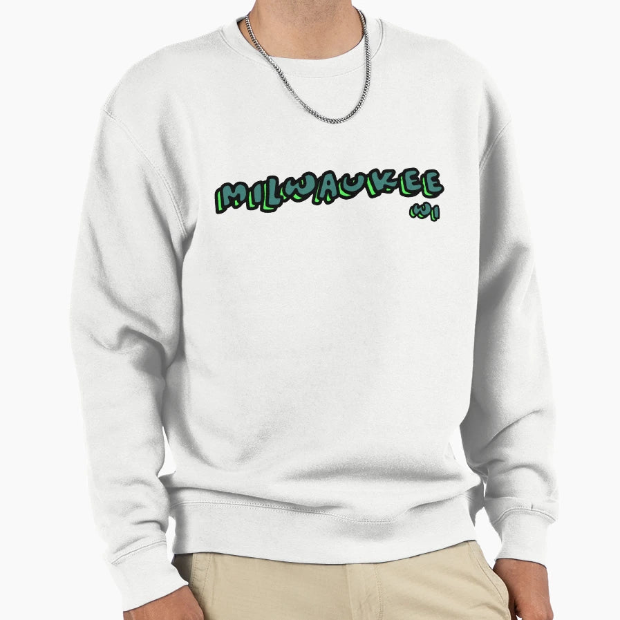 Milwaukee Bubble Sweatshirt - Graphic Print for Adults - T-Shirt, Sweatshirt, Hoodie