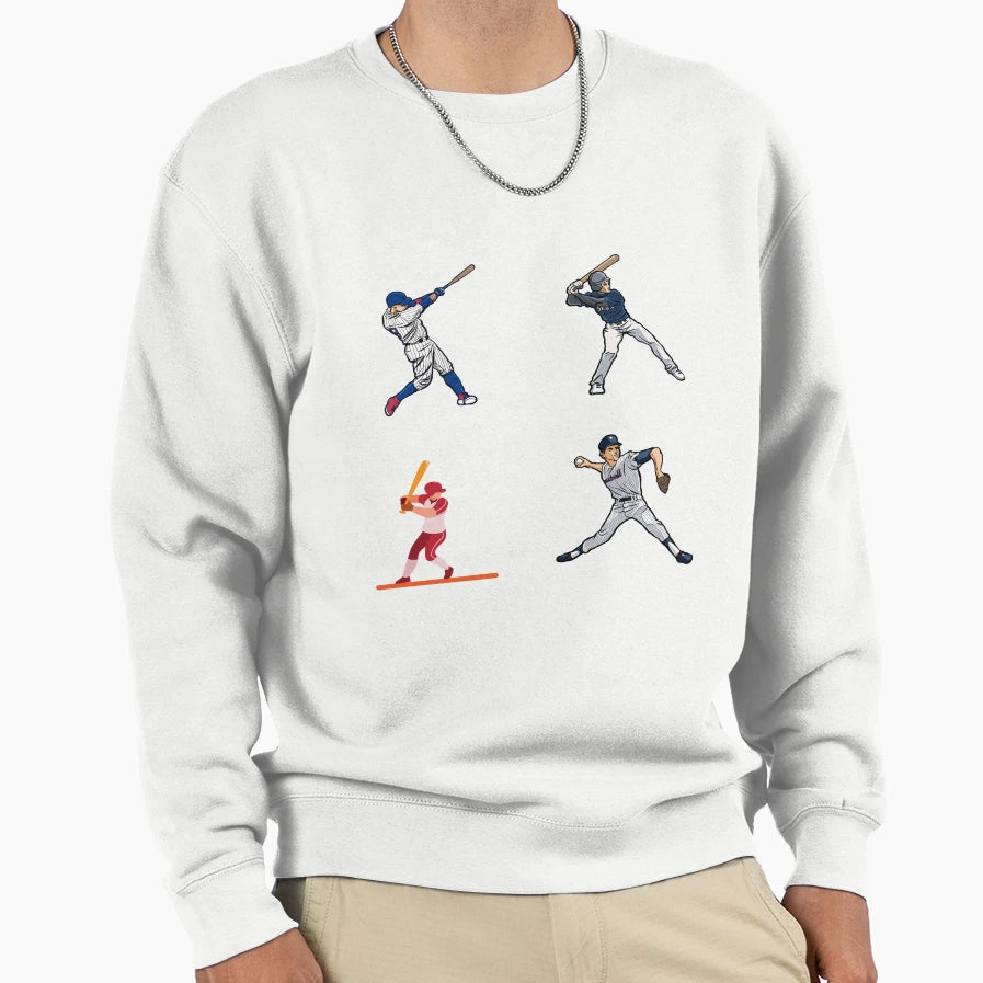 Baseball Player Always His Eyes Goal Sweatshirt - Unique Graphic Men Women - T-Shirt, Sweatshirt, Hoodie