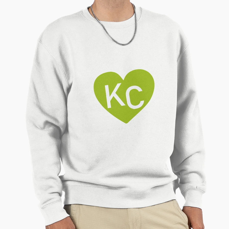 Kc Heart Sweatshirt - Graphic Print for Adults - T-Shirt, Sweatshirt, Hoodie