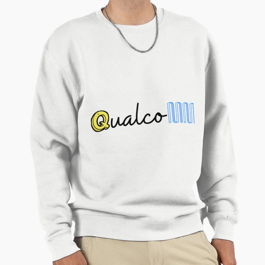 Qualcomm Logo Sweatshirt - Novelty Apparel for Adults - T-Shirt, Sweatshirt, Hoodie