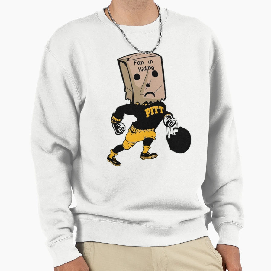 Pittsburgh Fan Hiding T-Shirt - Trendy Graphic for Adults - T-Shirt, Sweatshirt, Hoodie