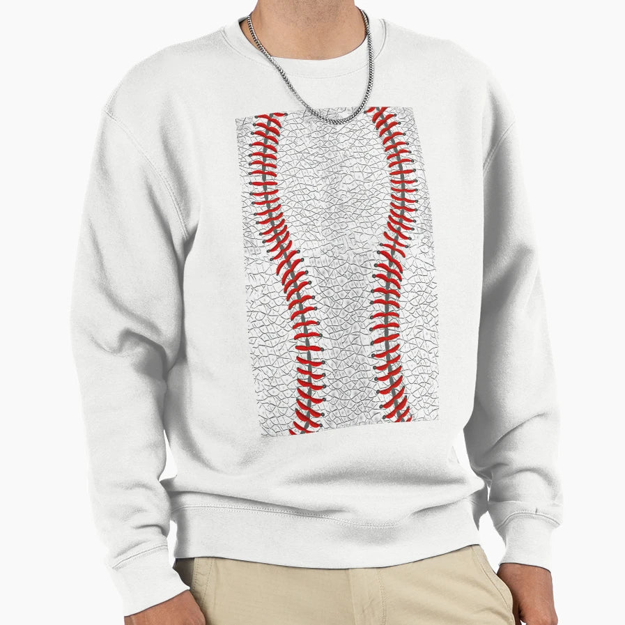 Baseball Leather Sweatshirt - Unique Graphic for Adults - T-Shirt, Sweatshirt, Hoodie