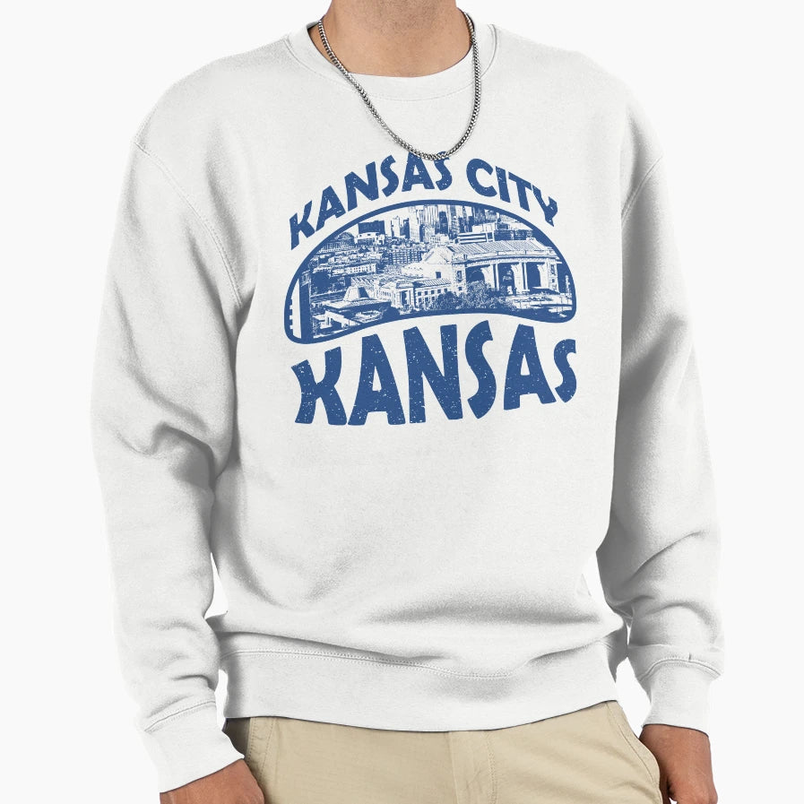 Kansas City Sweatshirt - Minimalist Print for Adults - T-Shirt, Sweatshirt, Hoodie
