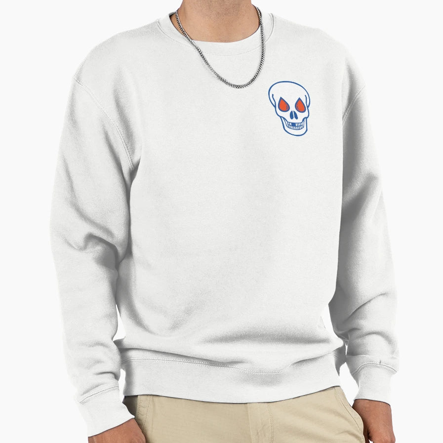 Edmonton Oilers Hockey Skull Sweatshirt - Trendy Graphic for Adults - T-Shirt, Sweatshirt, Hoodie