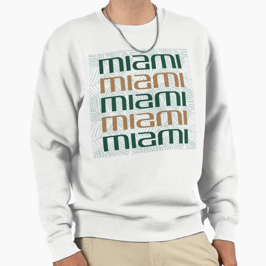 University Miami Sweatshirt - Novelty Apparel Unisex - T-Shirt, Sweatshirt, Hoodie