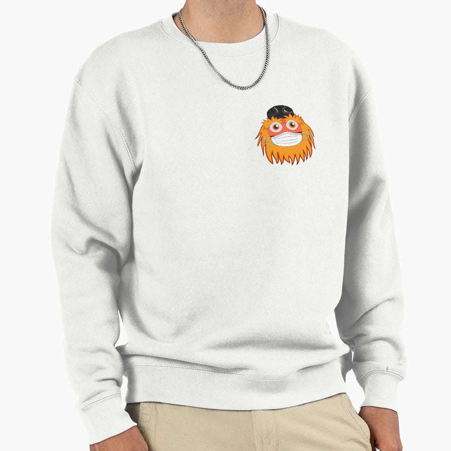 Philadelphia Flyers Gritty Covid Sweatshirt - Novelty Apparel Men Women - T-Shirt, Sweatshirt, Hoodie