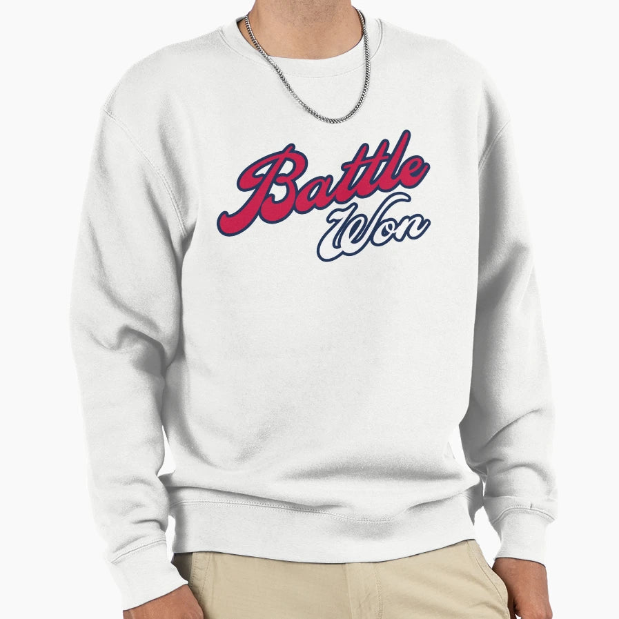 Battle Won Sweatshirt - Casual Everyday Wear Unisex - T-Shirt, Sweatshirt, Hoodie