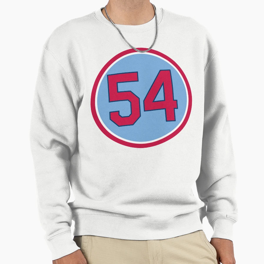 Jaime Garcia 54 Jersey Number Sweatshirt - Fun Novelty Design for Adults - T-Shirt, Sweatshirt, Hoodie
