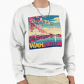 Washington Washington Vector Art Sweatshirt - Novelty Apparel for Adults - T-Shirt, Sweatshirt, Hoodie