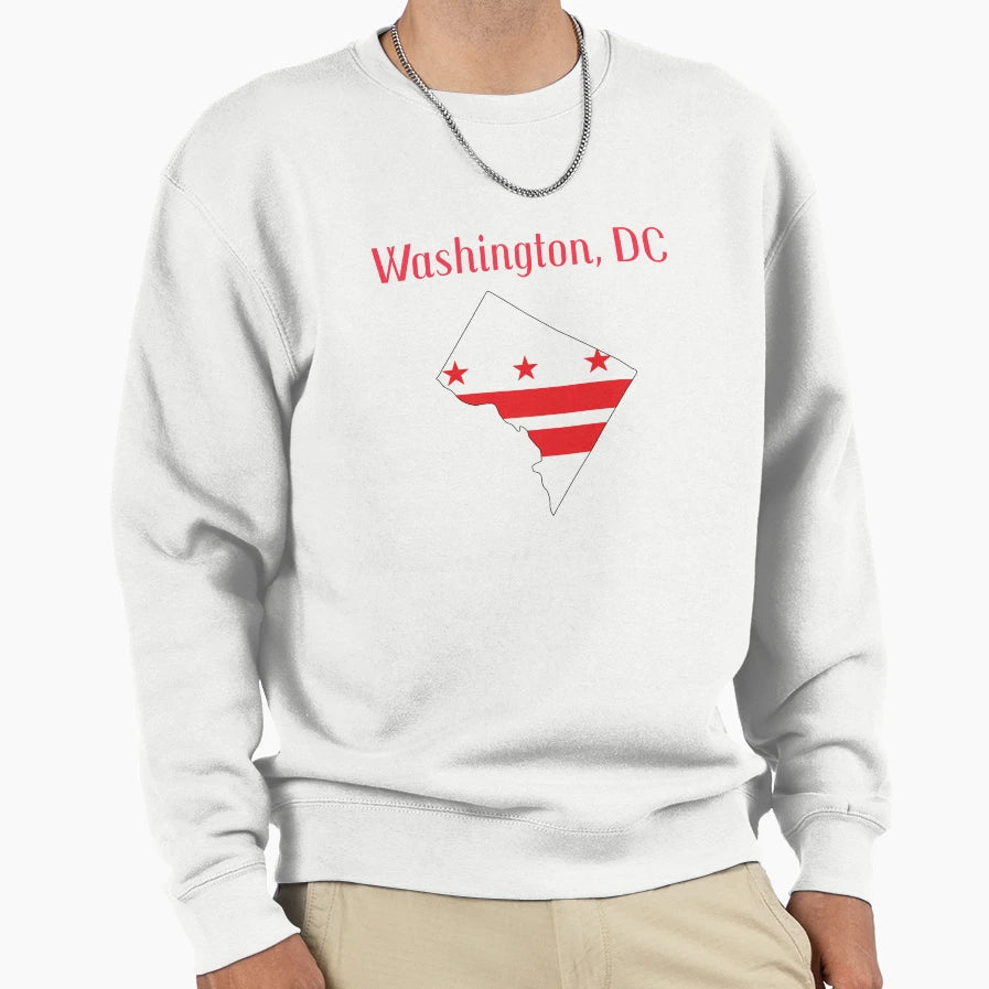 Representing Washington D C Sweatshirt - Aesthetic Graphic Unisex - T-Shirt, Sweatshirt, Hoodie