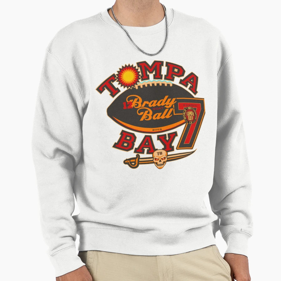 Tampa Bay Sports Logo Americana Sweatshirt - Streetwear Style Men Women - T-Shirt, Sweatshirt, Hoodie
