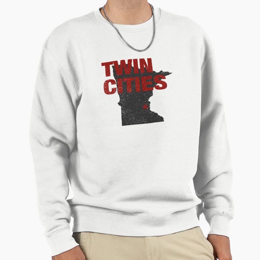 Twin Cities Minnesota Sweatshirt - Trendy Graphic for Adults - T-Shirt, Sweatshirt, Hoodie
