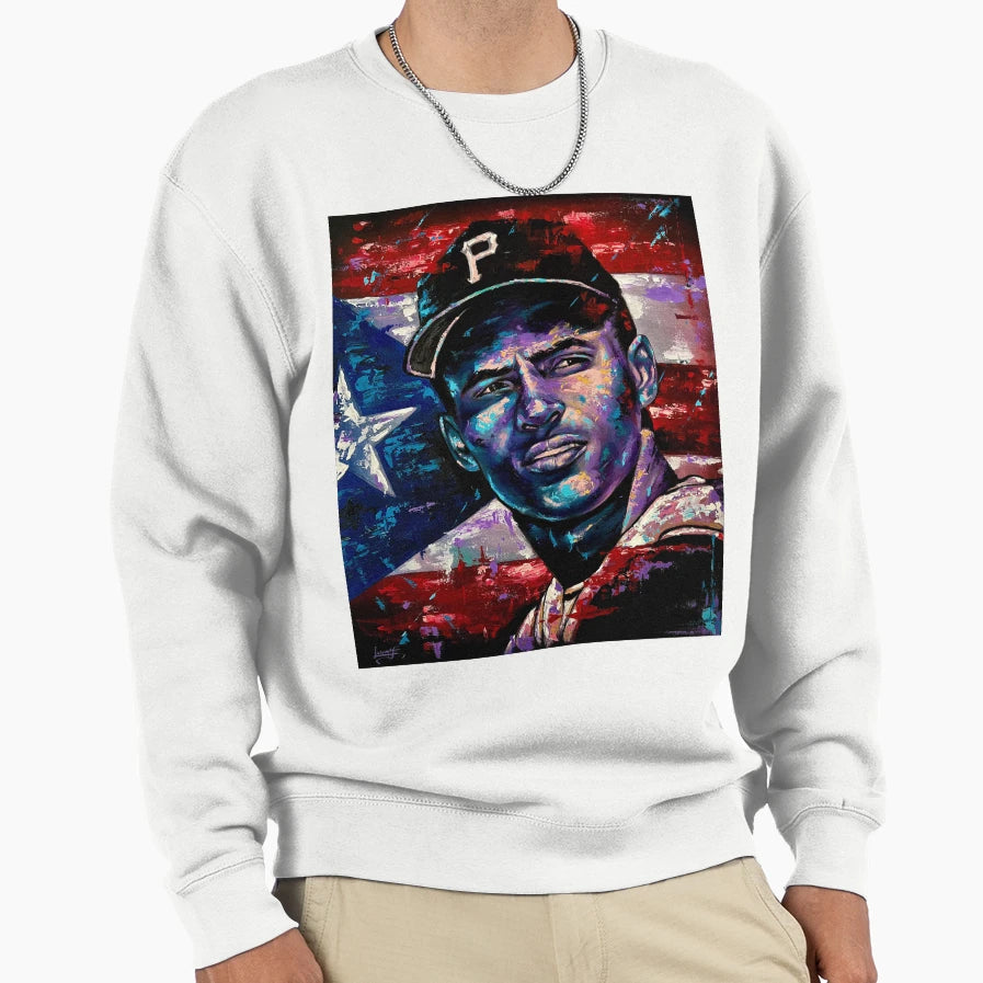 Roberto Clemente Sweatshirt - Graphic Print for Adults - T-Shirt, Sweatshirt, Hoodie