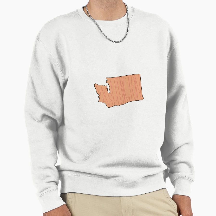 Washington State Sweatshirt - Graphic Print for Adults - T-Shirt, Sweatshirt, Hoodie