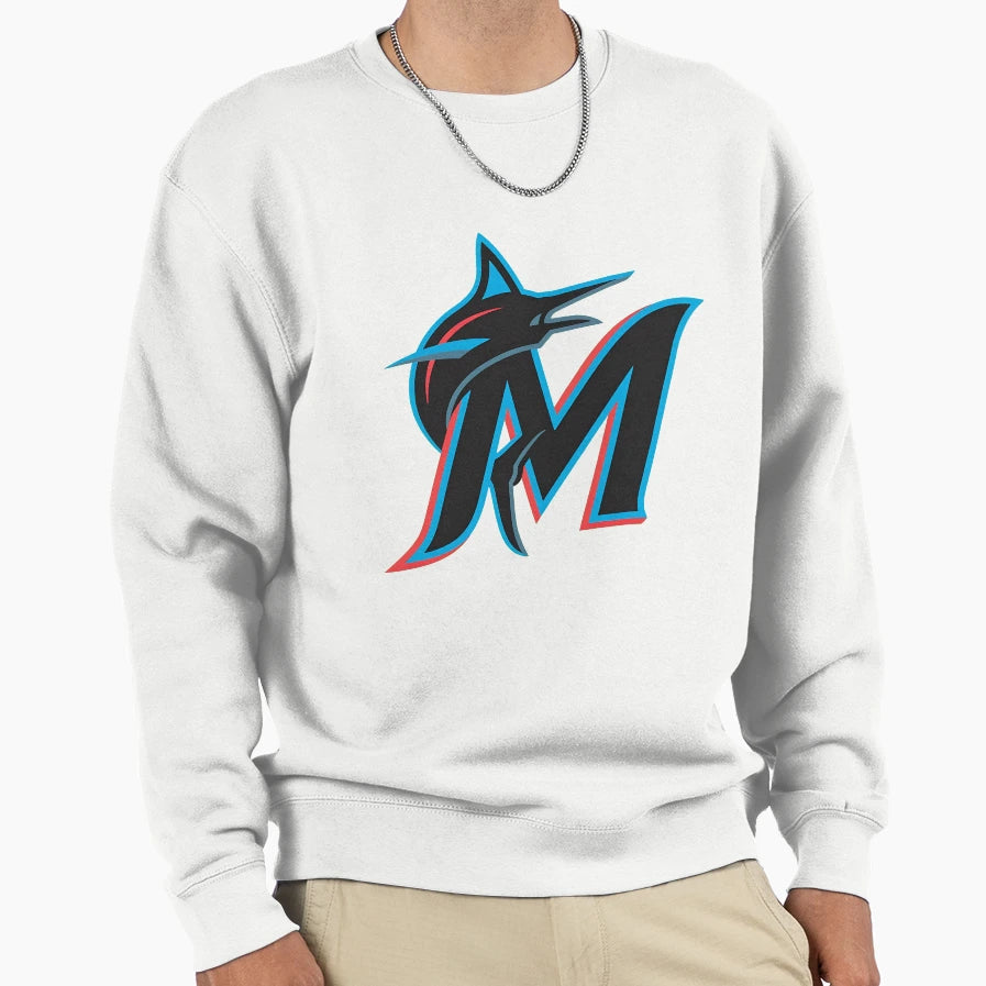 Marlin Fish M Sweatshirt - Unique Graphic Unisex - T-Shirt, Sweatshirt, Hoodie