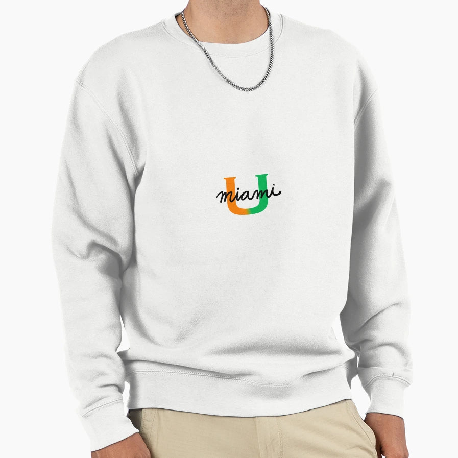 University Miami Sweatshirt - Casual Everyday Wear for Adults - T-Shirt, Sweatshirt, Hoodie