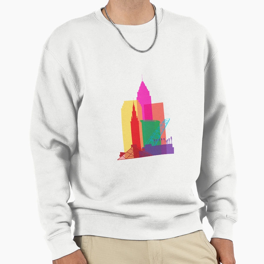 Cle Skyline Sweatshirt - Graphic Print Men Women - T-Shirt, Sweatshirt, Hoodie