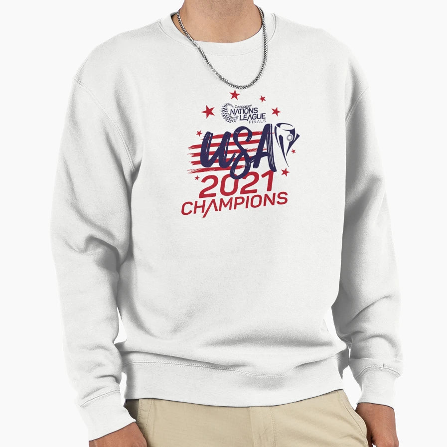 Concacaf Usa 2021 Champions Sweatshirt - Trendy Graphic for Adults - T-Shirt, Sweatshirt, Hoodie