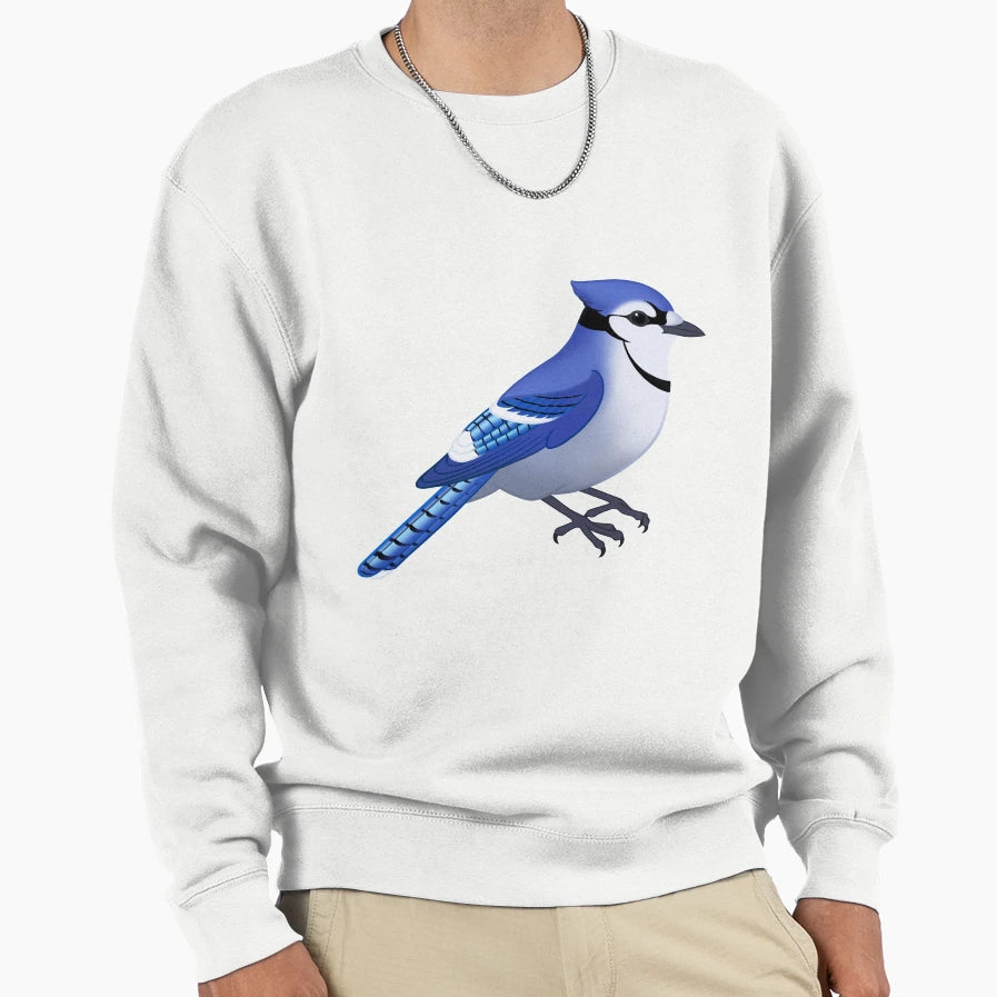 Blue Jay Bird Collection Sweatshirt - Aesthetic Graphic Men Women - T-Shirt, Sweatshirt, Hoodie