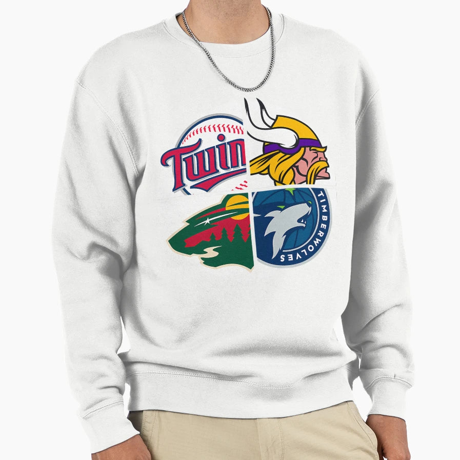 Minnesota Sports Sweatshirt - Unique Graphic for Adults - T-Shirt, Sweatshirt, Hoodie
