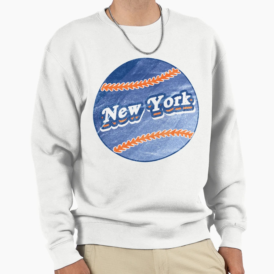 New York Baseball Sweatshirt - Fun Novelty Design Unisex - T-Shirt, Sweatshirt, Hoodie