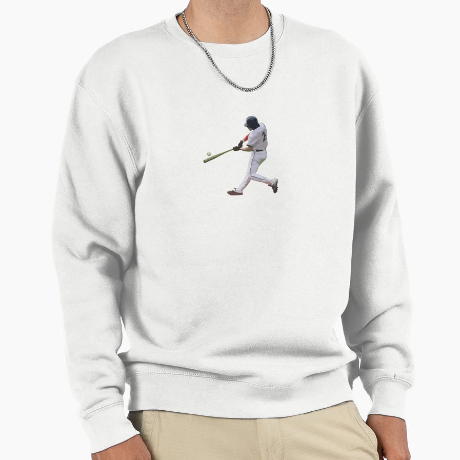 Baseball Player Sweatshirt - Aesthetic Graphic Unisex - T-Shirt, Sweatshirt, Hoodie