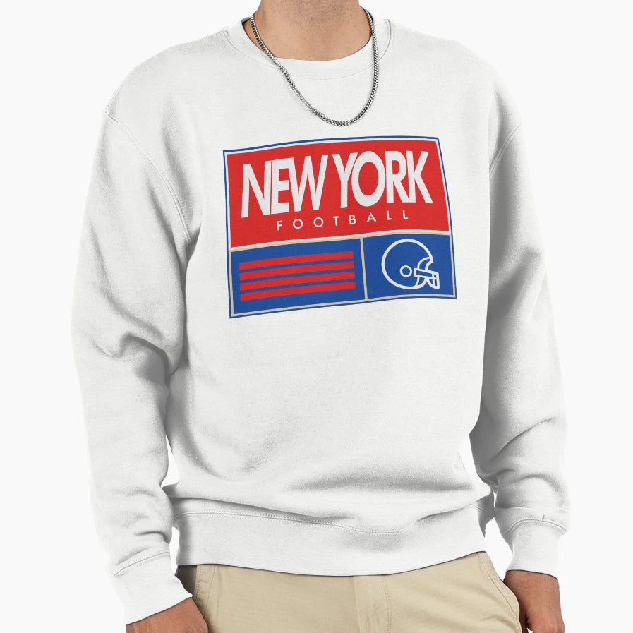 New York Football Sweatshirt - Streetwear Style Unisex - T-Shirt, Sweatshirt, Hoodie